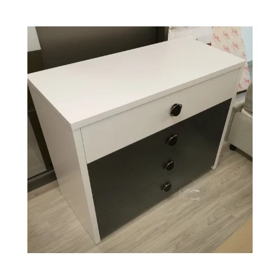 Comodă Cristal - grafit - 110x50x90, cu sertare, din PAL melaminat picture - 4