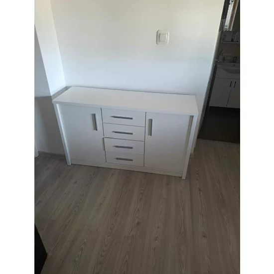 Comodă Genewa 2, design clasic Dab Canyon, PAL melaminat, 140x45x83 cm, stejar picture - 9