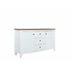 Comoda Kalio KOM2D3S 163x41.5x91 cm Alb lucios /Salcam auriu picture - 2