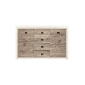 Comoda Koen II KOM2S4S 159x40x93,5 cm Pin Arizona/ Stejar Nava