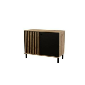 Comoda London 2D 100x45x85cm negru