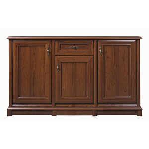 Comodă Sonata 3D/1S, stil clasic, spațiu depozitare mare, cadru MDF + PAL laminat, design elegant, 153x45x90.5 cm