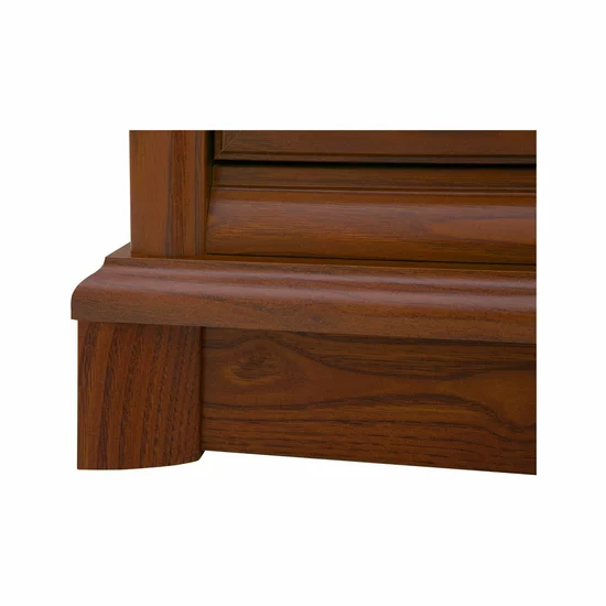 Comodă Sonata 8S, stil clasic, 8 sertare spațioase, structură PAL laminat + MDF, finisaj elegant, 153x45x90.5 cm, Castan picture - 4