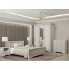 Comoda White 4S  93x45x94 cm Frasin alb/ Pin Argintiu picture - 4