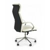 Scaun Costa birou cu mecanism TILT, piele ecologică, 60x63x117-124 cm, alb-negru picture - 4
