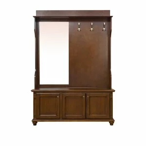 Cuier Floris, design modern, lemn masiv, 180x35x190 cm, natur