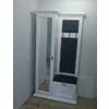 Cuier tapițat Alb, design modern, structură PAL și tapițerie, 130/40/210 cm, alb picture - 2
