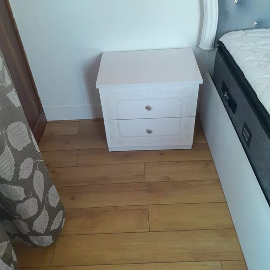 Dormitor Luiza, Set Mobilier, Design Clasic, PAL Melaminat, 160x200 cm, Alb picture - 20