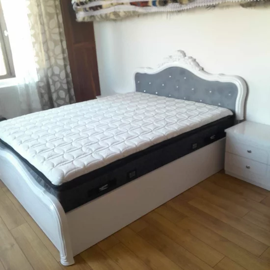 Dormitor Luiza, Set Mobilier, Design Clasic, PAL Melaminat, 160x200 cm, Alb picture - 21