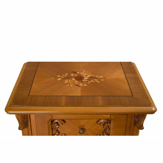 Set dormitor Paris, design clasic + finisaje premium, lemn masiv fag + MDF furniruit, dimensiuni variabile, nuc picture - 5