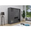 Dulap  Aruba 2 - Grafit cu oglinda 2,03/0,61/2,15M picture - 1
