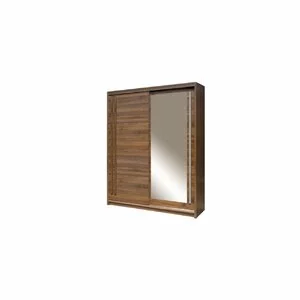 Dulap Effect 3-17, compartimentat, PAL melaminat, 215x175x60 cm, alb