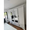 Dulap Idento cu oglindă SZF6D2S, 6 uși, 2 sertare, MDF și PAL laminat, 227.5x61x225 cm, alb alpin picture - 3