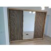 Dulap London 250x60x215 cm Negru picture - 4