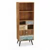 Dulap Mezo REG1, design vintage, PAL laminat, 60x29x180 cm, multicolor picture - 1