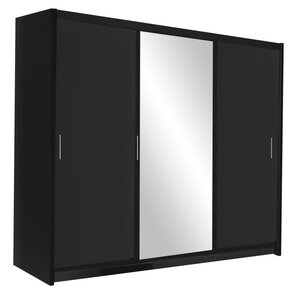 Dulap  Monako 2,50/0,61/2,15M, Negru