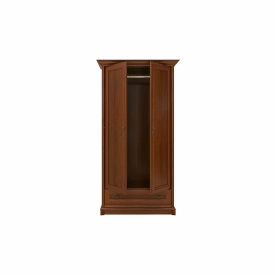 Dulap Sonata 2D/1S, design clasic, 2 uși + 1 sertar, structură PAL laminat + MDF, finisaj premium, 110x65x225 cm picture - 3
