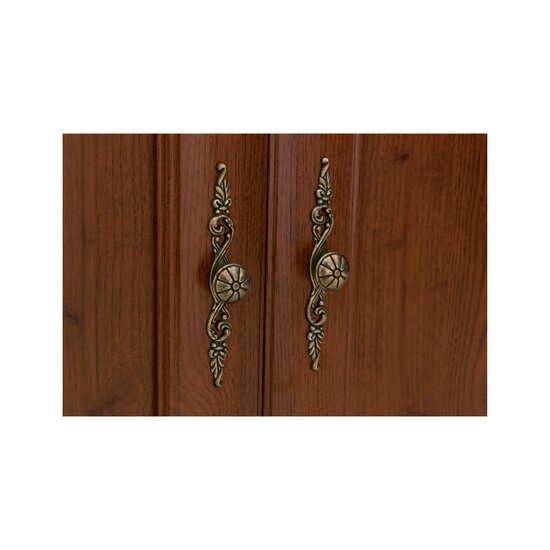 Dulap Sonata 2D/1S, design clasic, 2 uși + 1 sertar, structură PAL laminat + MDF, finisaj premium, 110x65x225 cm picture - 4