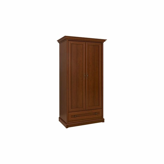 Dulap Sonata 2D/1S, design clasic, 2 uși + 1 sertar, structură PAL laminat + MDF, finisaj premium, 110x65x225 cm picture - 5