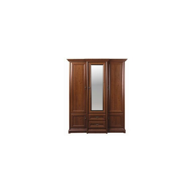 Dulap Sonata 3D/2S, stil clasic, 3 uși + 2 sertare, structură PAL laminat + MDF, spațiu depozitare generos, 178x66x225 cm