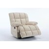 Fotoliu Recliner Relax, funcție rabatabilă, suport picioare integrat, tapițerie textilă premium, 100x106x107 cm, Bej picture - 2