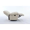 Fotoliu Recliner Relax, funcție rabatabilă, suport picioare integrat, tapițerie textilă premium, 100x106x107 cm, Bej picture - 4