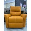 Fotoliu Recliner Ruxy, sistem rabatabil avansat, confort ergonomic, tapițerie piele ecologică premium, 95x100x105 cm, Portocaliu picture - 1