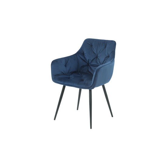 Fotoliu Velvet , stofa catifelata, 50x45x87 cm Blue picture - 2