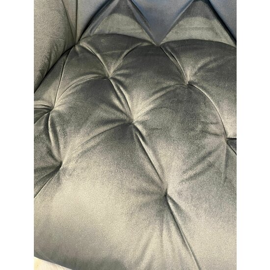 Fotoliu Velvet , stofa catifelata, 50x45x87 cm Grey picture - 7