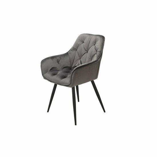 Fotoliu Velvet , stofa catifelata, 50x45x87 cm Grey picture - 2