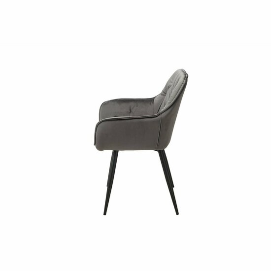 Fotoliu Velvet , stofa catifelata, 50x45x87 cm Grey picture - 5