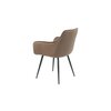 Fotoliu Velvet stofa catifelata 50x45x87 cm LIGHT BROWN picture - 4
