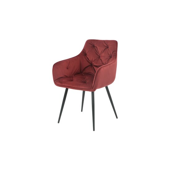 Fotoliu Velvet, stofa catifelata, 50x45x87 cm Red picture - 2