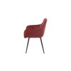 Fotoliu Velvet, stofa catifelata, 50x45x87 cm Red picture - 3