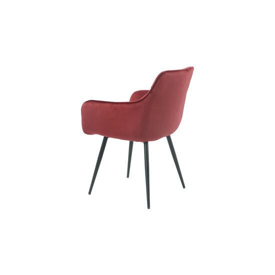 Fotoliu Velvet, stofa catifelata, 50x45x87 cm Red picture - 4