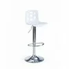Scaun bar H48, minimalist și compact, structură metalică, 37x36x83 cm, alb picture - 3