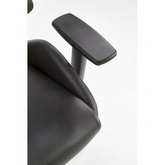 Scaun Hasel, design elegant, structură solidă, material textil, 41x56x86 cm, negru/gri picture - 5