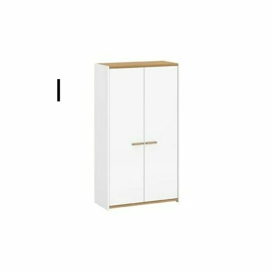 Set living Adam, mobilier modular, PAL melaminat, dimensiuni variabile, alb și stejar votan picture - 6