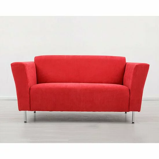 Canapea fixă 2 locuri Macon, lemn masiv fag + spumă poliuretanică, stofă premium, gri picture - 3