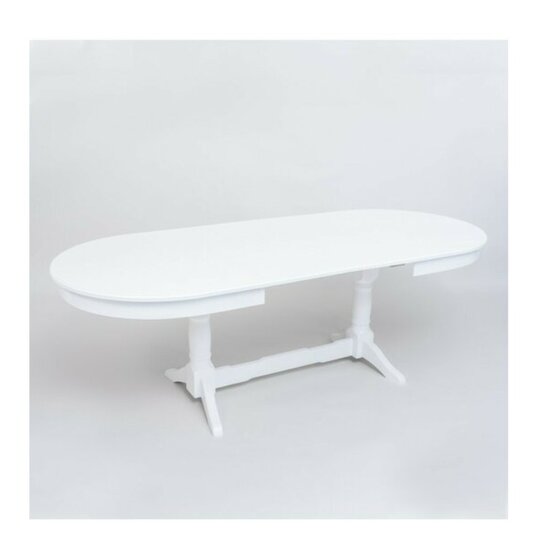 Masă Europa, design extensibil, structură robustă, PAL + furnir, 240 cm, Nuc picture - 3