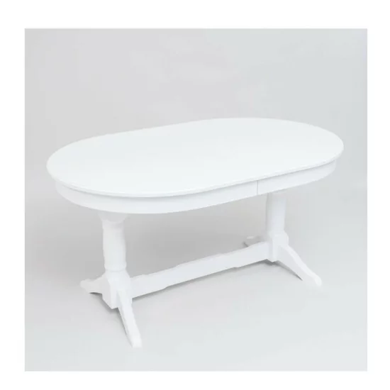 Masă Europa, design extensibil, structură robustă, PAL + furnir, 240 cm, Nuc picture - 2
