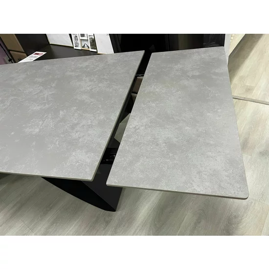 Masă Extensibilă Dexter, design modern, blat MDF + ceramică, mecanism extensie integrat, cadru MDF + oțel, 180-260x90x77 cm, Antracit picture - 6