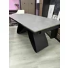 Masă Extensibilă Dexter, design modern, blat MDF + ceramică, mecanism extensie integrat, cadru MDF + oțel, 180-260x90x77 cm, Antracit picture - 7