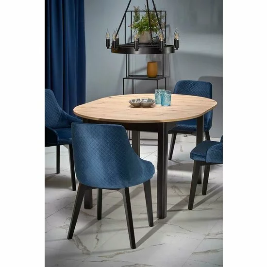 Masă Ringo extensibilă, cu blat din MDF laminat, 102-142x102x76 cm, culoare la alegere picture - 5