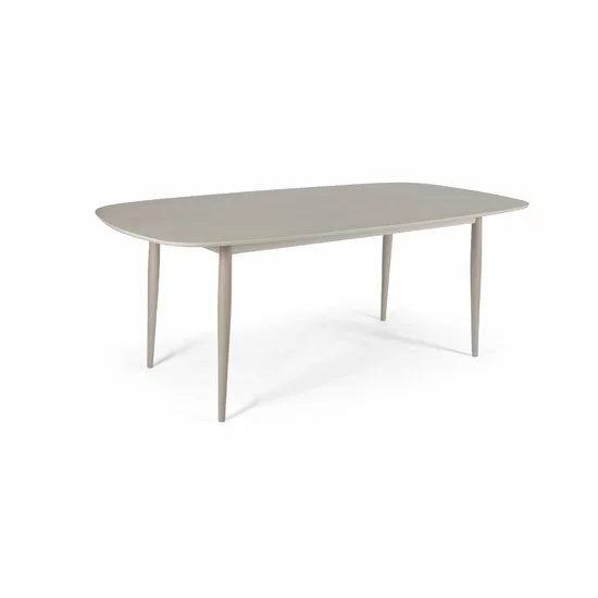 Masă Tokyo, set cu 6 scaune Tokyo, MDF furniruit și lemn masiv, 210x104x78 cm, natur picture - 3