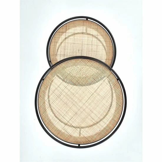 Set 2 măsuțe cafea Manado, design modern, MDF, 51x42 cm, natur picture - 6