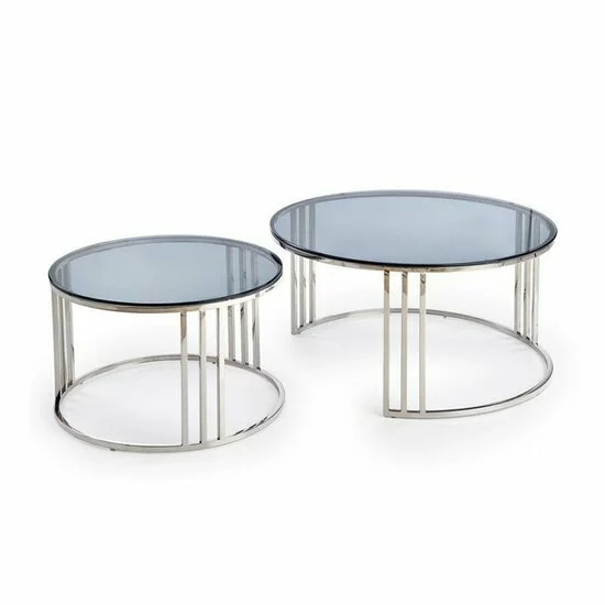 Măsuță cafea Mercury, design minimalist, MDF, 80x45 cm, alb picture - 2