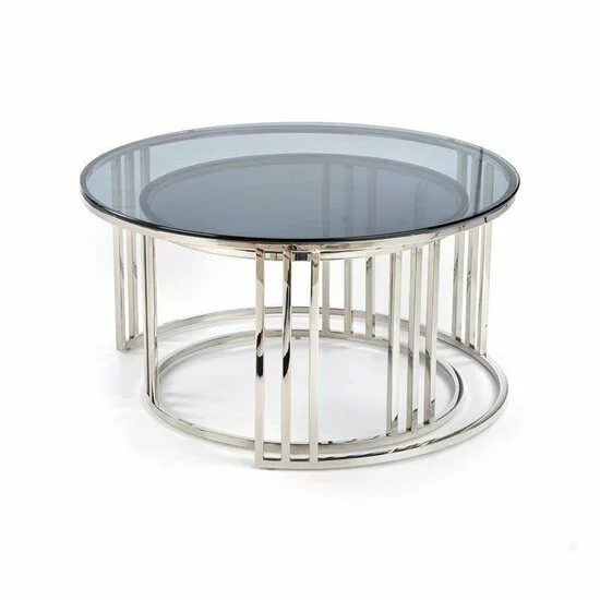 Măsuță cafea Mercury, design minimalist, MDF, 80x45 cm, alb picture - 5