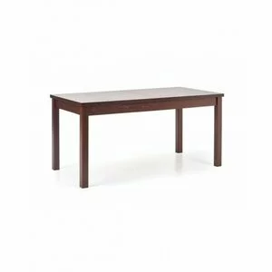 Masă Maurycy extensibilă, design elegant, PAL laminat, 158x75x76 cm, nuc închis