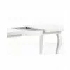Masă Mozart extensibilă, blat MDF laminat, picioare lemn fag, 140-180x80x75 cm, alb picture - 5